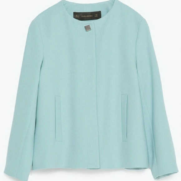Zara  Other - Zara crepe short jacket M and poplin knot top S
