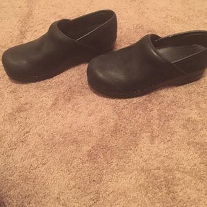 Black clogs