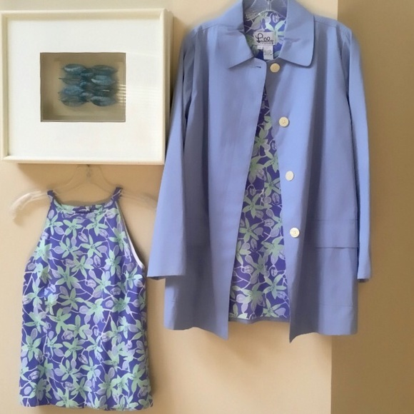 Lilly Pulitzer Jacket Coat with sleeveless Blouse - Picture 1 of 1