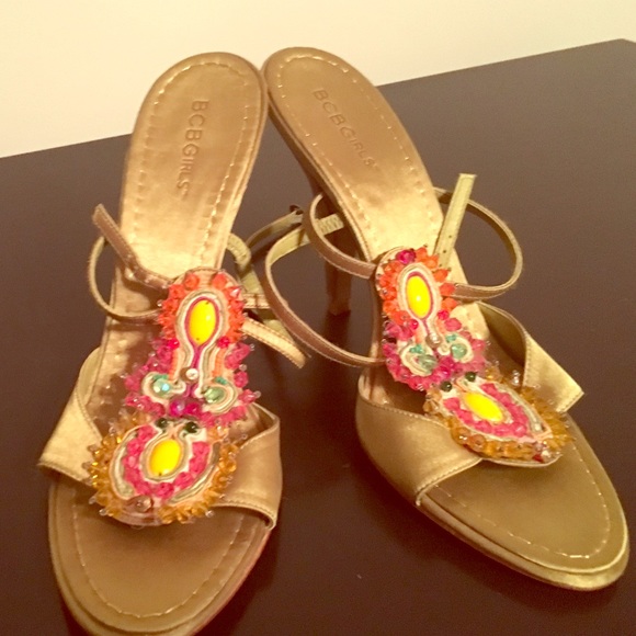 BCBGIRLS embellished unique heels