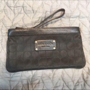 Kate Spade Black Wristlet