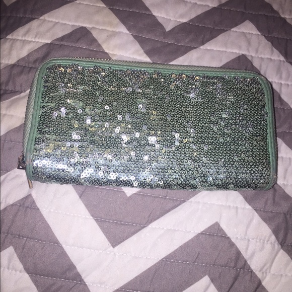 Blue wallet
