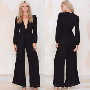 HOMECOMING Midnight Fever Plunging Jumpsuit ✨