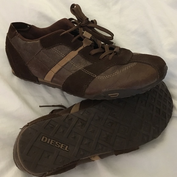 Diesel leather sneakers