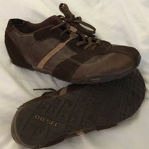 Diesel leather sneakers
