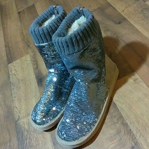 Hold for @ashhoney VS PINK Sequin Boots