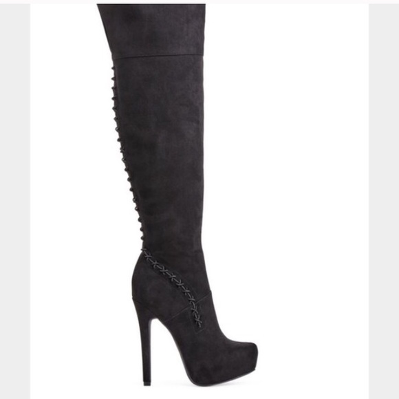 Black OTK Boots - Picture 1 of 2