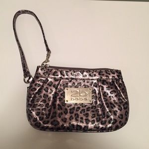 Bebe wristlet/clutch