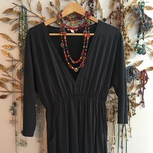 UO black grey dress