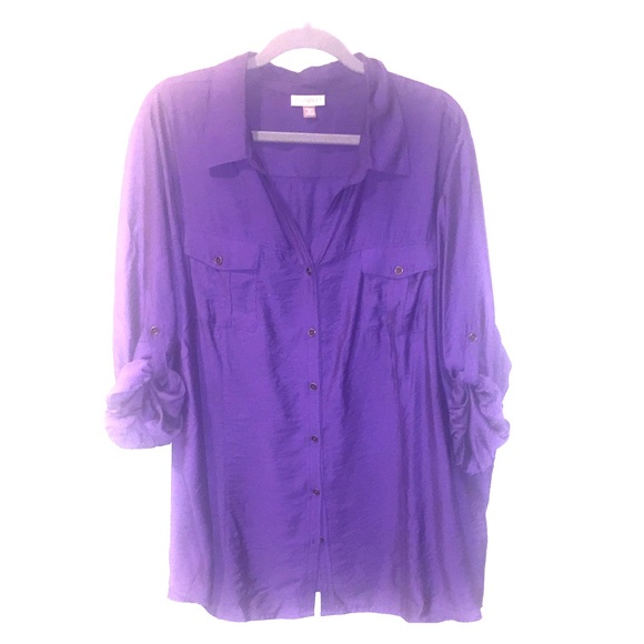 Button down blouse.