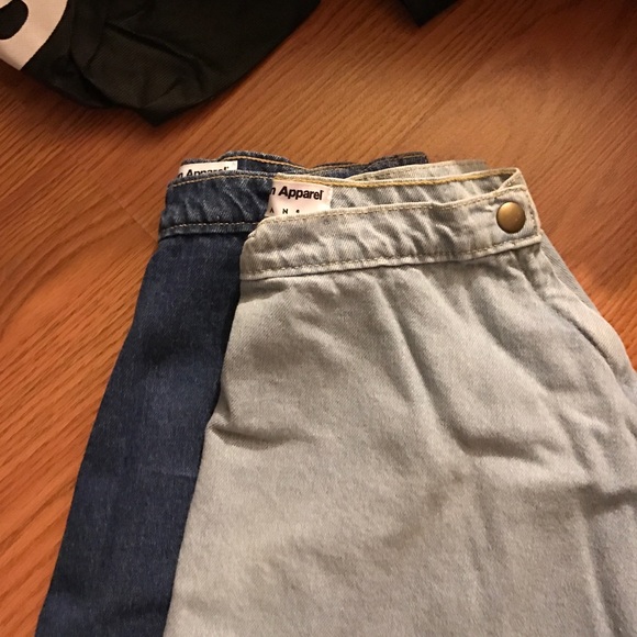 American Apparel Denim Circle Skirts