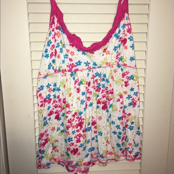 Floral tank top