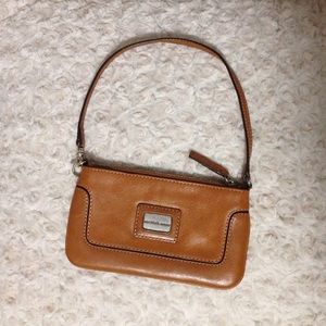 Michael Kors leather wristlet used!