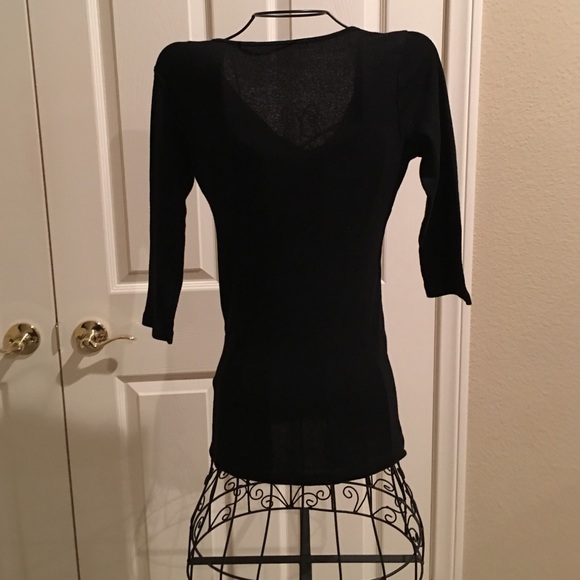 Michael Stars black shirt - Picture 2 of 4