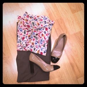 ModCloth Partridge sheer blouse