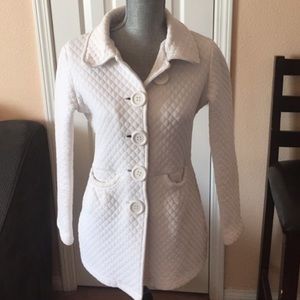 White quilted jacket