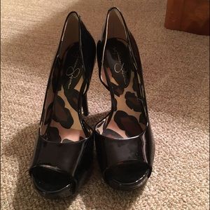 Jessica Simpson Black Heels Size 8