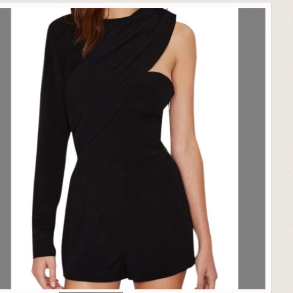 Nasty Gal black romper. (NWOT)
