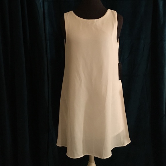Fringe back dress