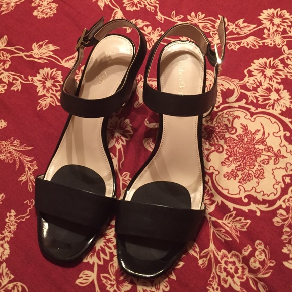 Calvin Klein strappy heels