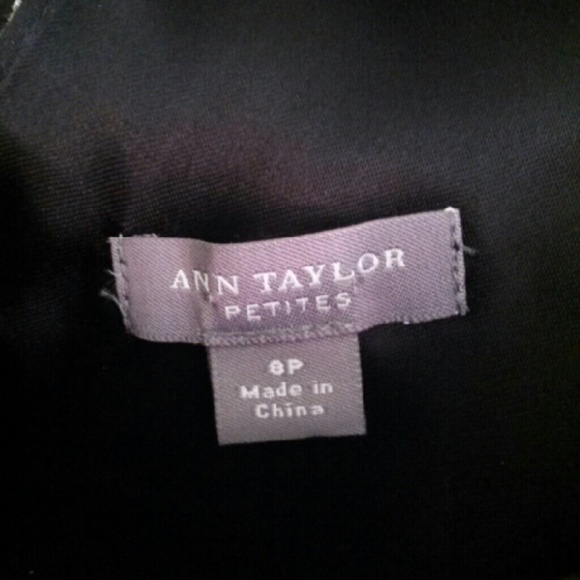 Black and Gold Ann Taylor Dress - Picture 3 of 4