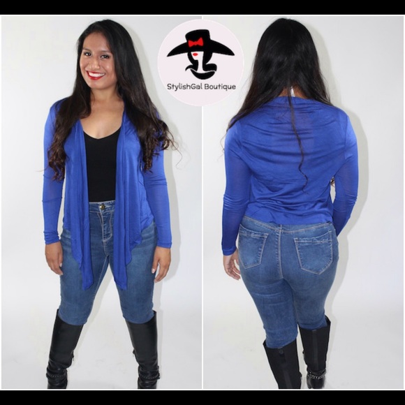 Classic Blue Cardigan