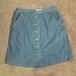 Denim skirt