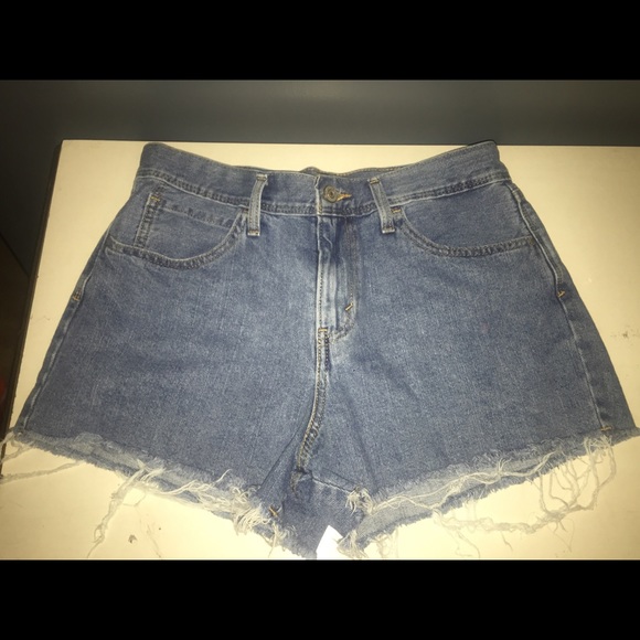 Levi's Denim High Rise Shorts
