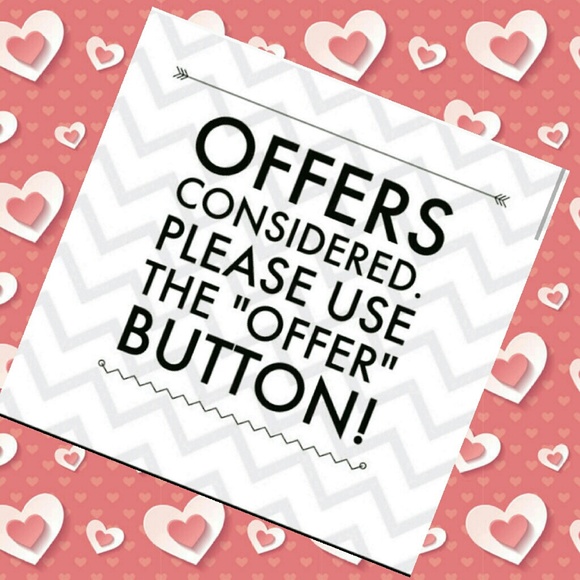 Reasonable offers accepted
