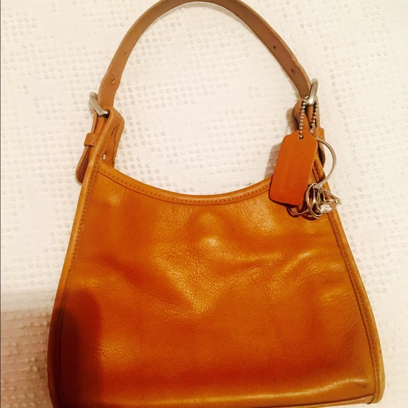 Coach brown leather bag - Picture 1 of 3