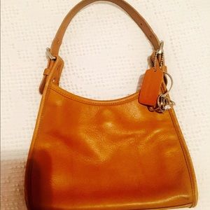 Coach brown leather bag