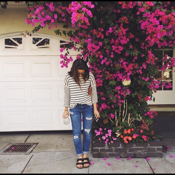 Zara distressed boyfriend jeans