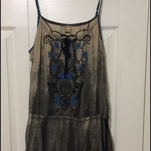 Free People embroidered tank