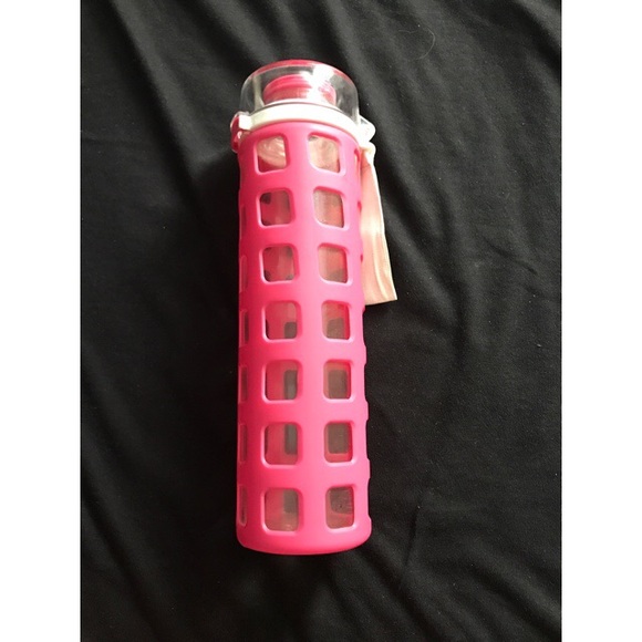 Glass water bottle
