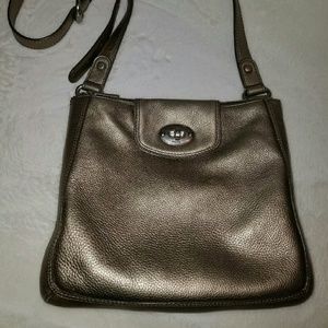 Gold Fossil Crossbody
