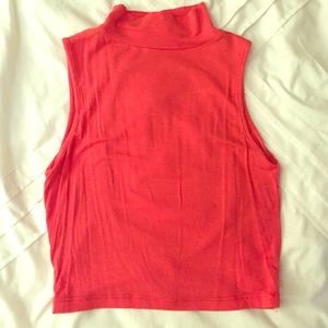 Coral crop top from Arden B