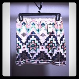 Express sequin skirt