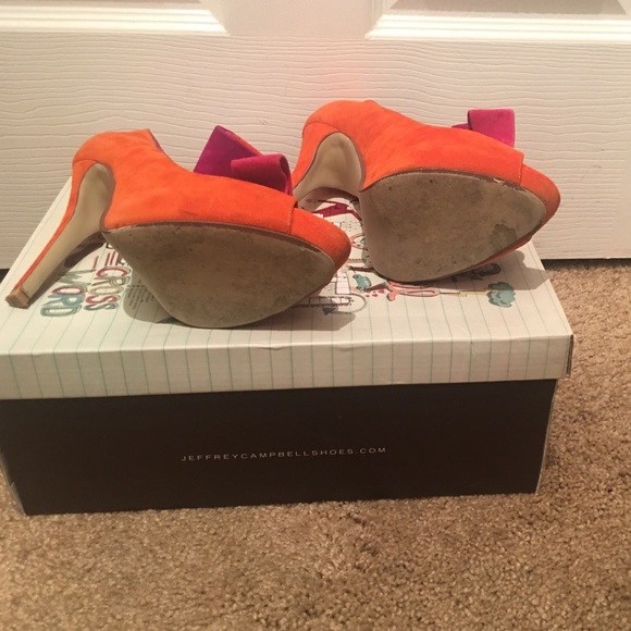 Jeffery Campbell Garret Orange Combo - Picture 2 of 4