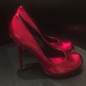 *SALE* Alexander McQueen Red Patent Leather Pumps
