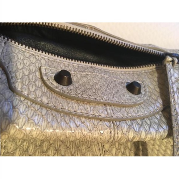 BALENCIAGA Python Envelope Clutch - Picture 3 of 4