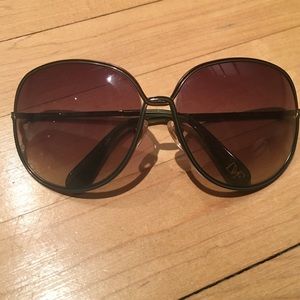 Olive and brown sunglasses