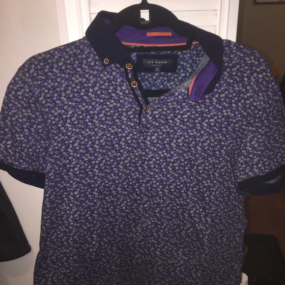 Ted Baker purple Collar shirt