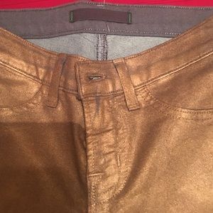 J Brand Metallic Jeans