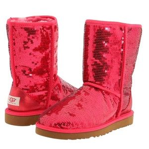 Red Sparkly Uggs