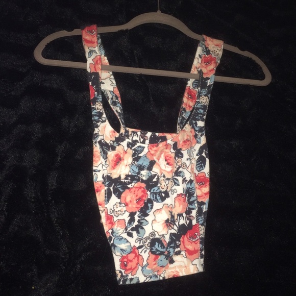 Floral crop top