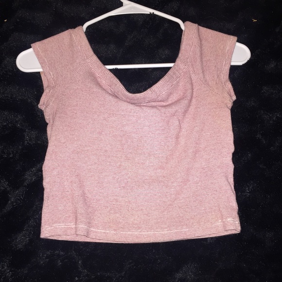 Striped crop top
