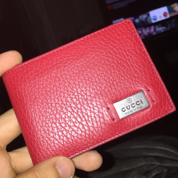 Red Gucci Wallet