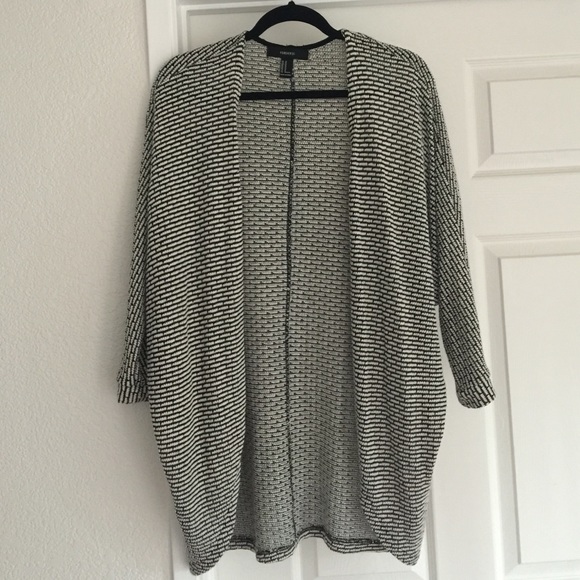 Forever 21 Sweaters - B&W cardigan