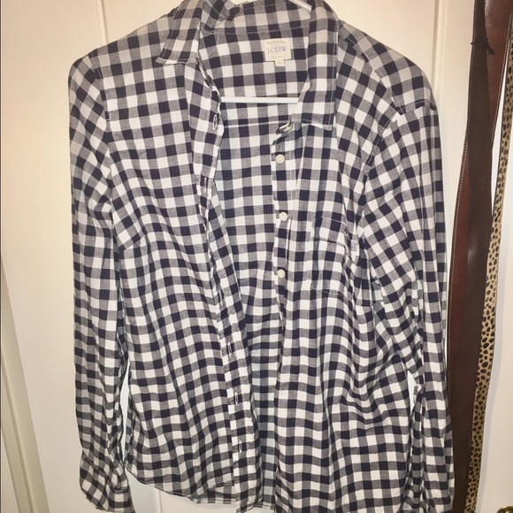 J. Crew classic gingham button down