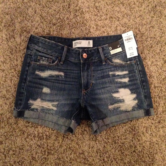 Abercrombie & Fitch Distressed Shorts
